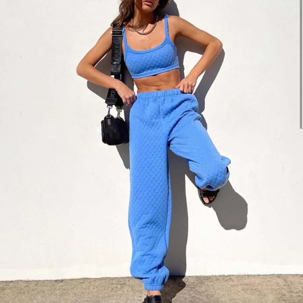 Princess Polly Blue Sweat Set